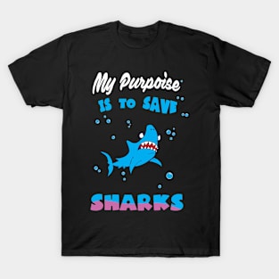 Shark Sharks Diver Shark T-Shirt